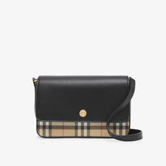 BURBERRY Check and Leather Hampshire Bag | 博柏利 手袋 (多色) - LondonKelly 英國名牌代購