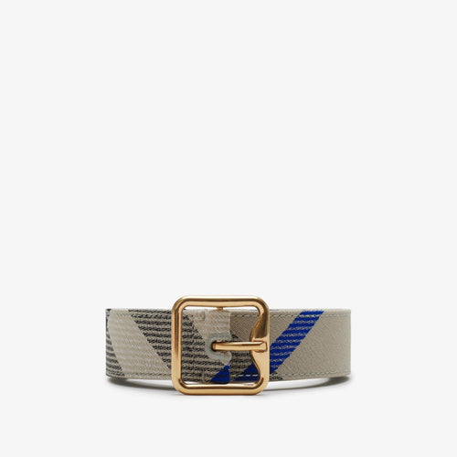 BURBERRY Check B Buckle Belt | 博柏利 皮帶 (米色) - LondonKelly 英國名牌代購