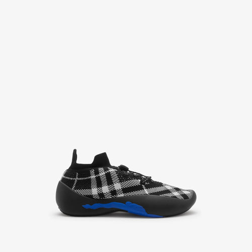 BURBERRY Check Knit Neptune Sneakers | 博柏利 波鞋 (黑色) - LondonKelly 英國名牌代購