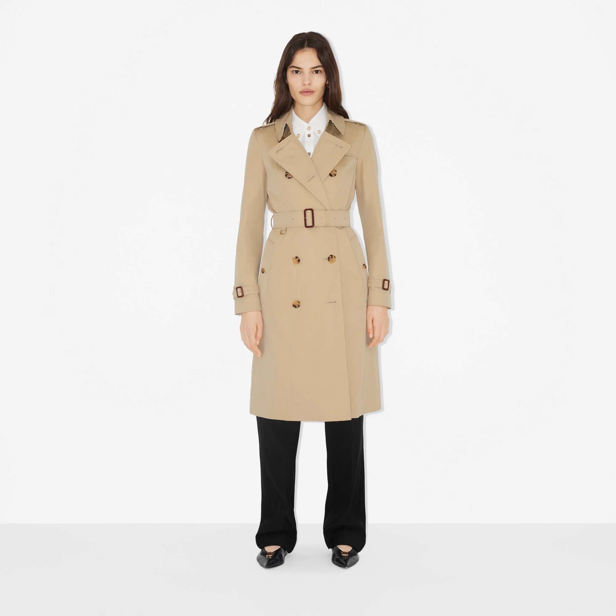 BURBERRY Long Chelsea Heritage Trench Coat Burberry Jacket Multicol LondonKelly