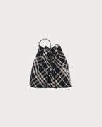 BURBERRY Medium Check Bucket Bag Black | 博柏利 水桶袋 (中碼/黑色) - LONDONKELLY 英國名牌代購