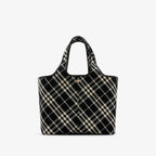 BURBERRY Medium Check Tote Black | 博柏利 手提袋 (中碼/黑色) - LondonKelly 英國名牌代購