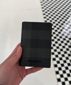 BURBERRY Men's Check Folding Card Case | 博柏利 男仕銀包 (黑色) - LondonKelly 英國名牌代購