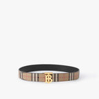 BURBERRY Men's Reversible TB Belt | 博柏利 男仕皮帶 (3.5CM/啡黑色) - LondonKelly 英國名牌代購