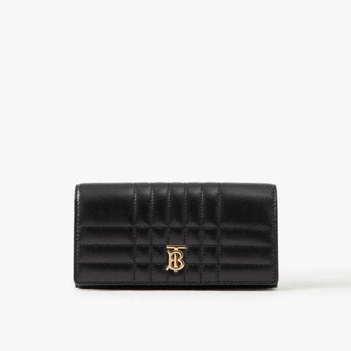 BURBERRY Quilted Leather Lola Continental Wallet | 博柏利 長銀包 (黑色) - LondonKelly 英國名牌代購