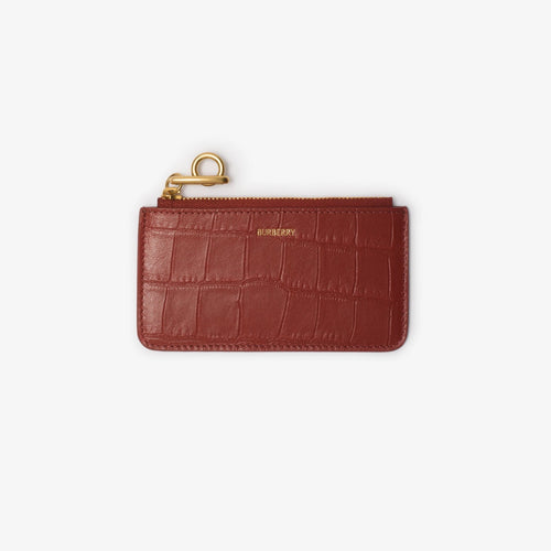 BURBERRY Rocking Horse Zip Card Case | 博柏利 卡套銀包 (紅色) - LondonKelly 英國名牌代購