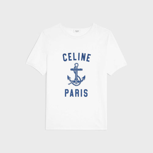 CELINE 70's Anchor T-Shirt | 賽琳 T恤 (白色) - LondonKelly 英國名牌代購