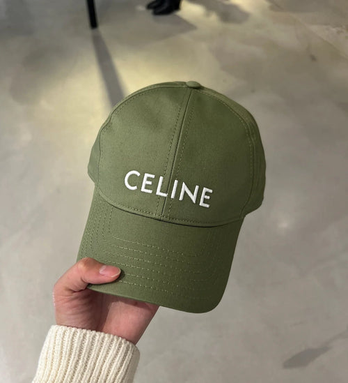 CELINE Baseball Cap | 賽琳 棒球帽 (軍綠色) - LondonKelly 英國名牌代購