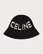 CELINE Beanie crocheted cotton(Black) - LONDONKELLY 英国名牌代购