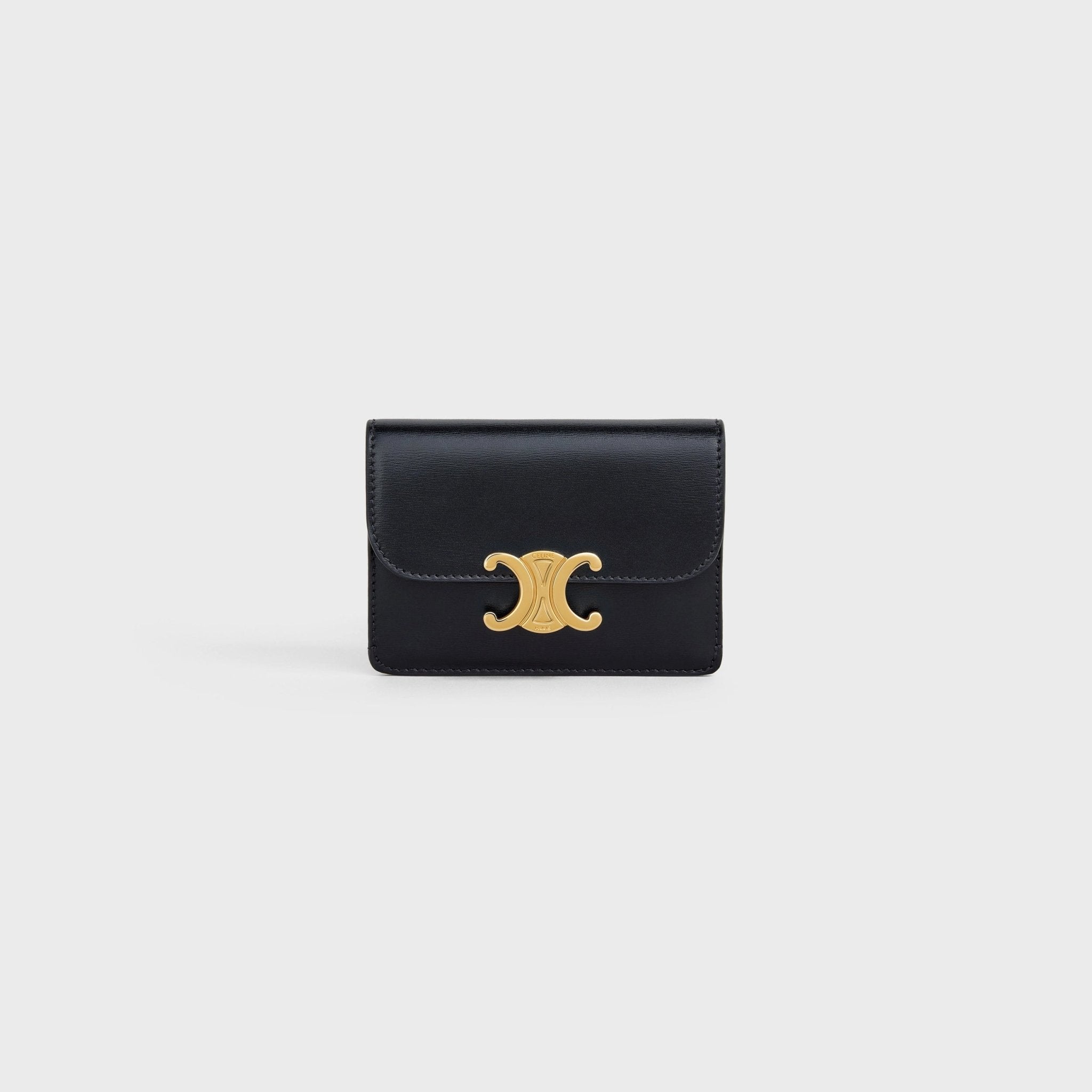 【可愛いデザイン♪】CELINE Triomphe Cardholder CELINE Triomphe Business Card Holder | Celine Card Holder