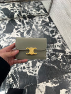 CELINE Card Holder with Flap Triomphe | 賽琳 卡套 (多色) - LondonKelly 英國名牌代購