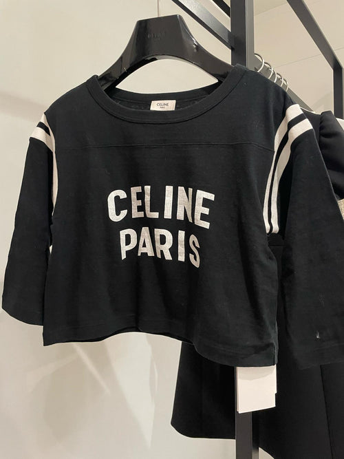 CELINE Celine Paris Boxy T-shirt | 賽琳 短袖上衣 (黑色) - LondonKelly 英國名牌代購