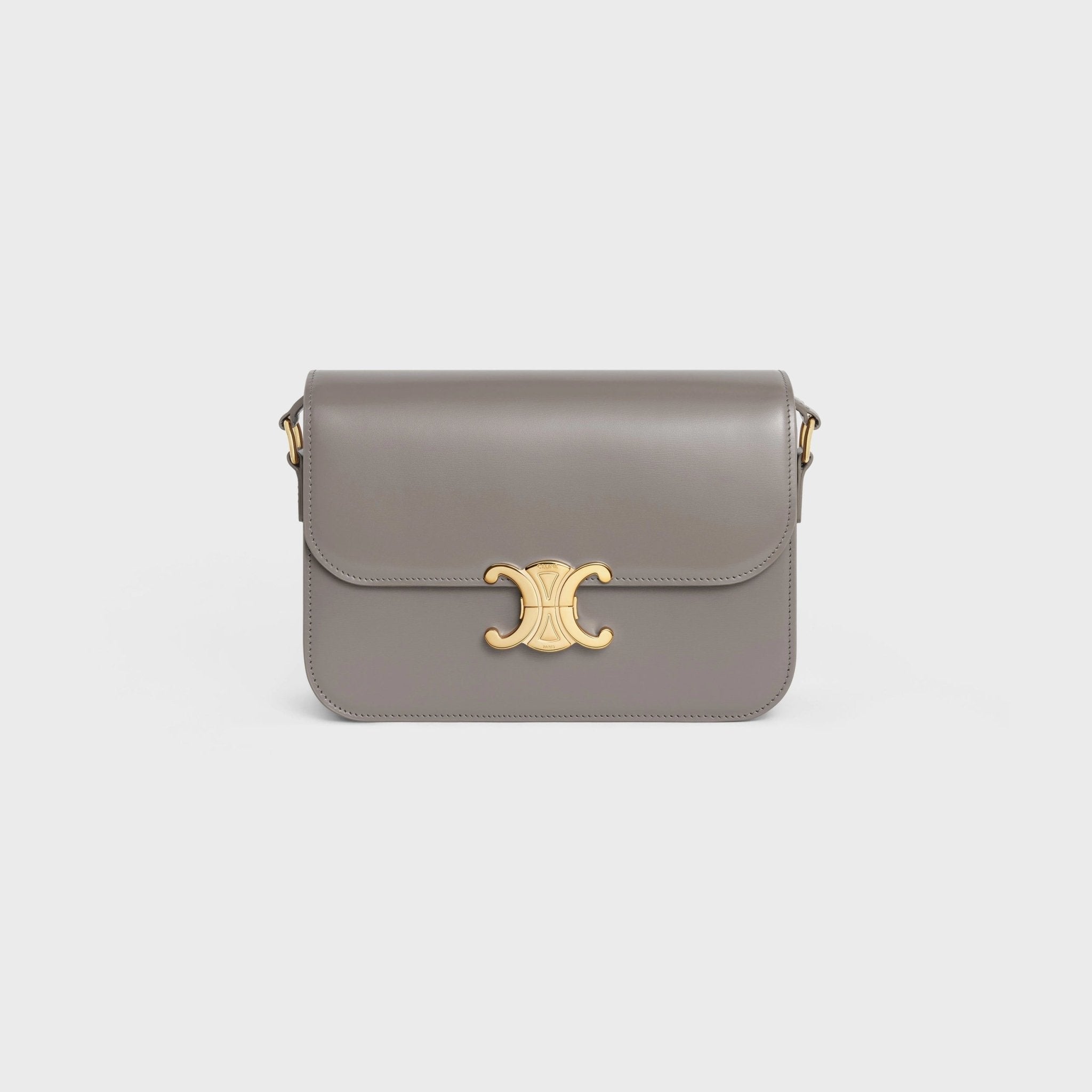 CELINE セリーヌ グレー ショルダーバッグ 香港購入品 領収書あり
