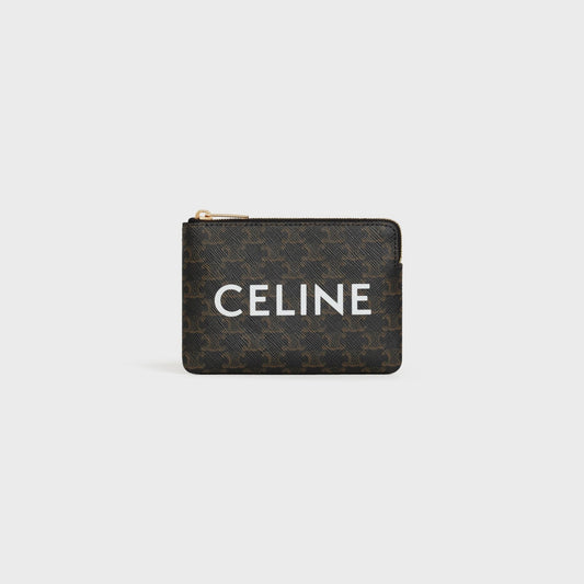 CELINE Coin and Card Pouch | 賽琳 銀包 (啡色老花) - LondonKelly 英國名牌代購