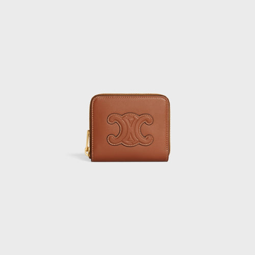 CELINE Compact Zipped Wallet Cuir Triomphe | 賽琳 拉鏈銀包 (多色) - LondonKelly 英國名牌代購