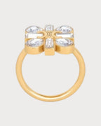 CELINE Daisy Ring Strass & Brass with Gold Finish(2 Colors) - LONDONKELLY 英国名牌代购