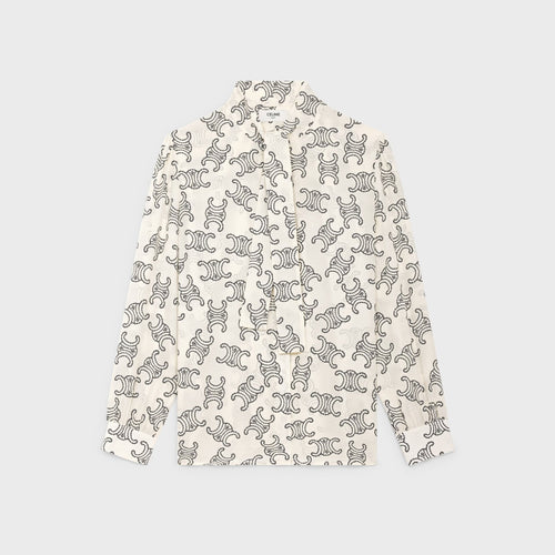 CELINE Lavalliere Blouse in Crepe de chine | 賽琳 上衣 (白色) - LondonKelly 英國名牌代購