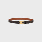 CELINE Medium 25MM Triomphe Belt in Triomphe Canvas | 賽琳 皮帶 (啡色) - LondonKelly 英國名牌代購
