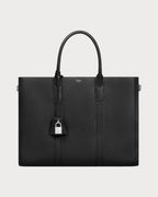 CELINE Men's Medium Cabas Malaquais In Supple Calfskin (Black) | 赛琳 男仕MALAQUAIS中号柔软牛皮革手提袋 (黑色) - LONDONKELLY 英国名牌代购