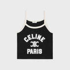 CELINE Paris Tank Top | 賽琳 背心上衣 (黑色) - LondonKelly 英國名牌代購