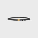 CELINE Teen 13MM Triomphe Belt in Taurillon Leather | 賽琳 皮帶 (黑色) - LondonKelly 英國名牌代購