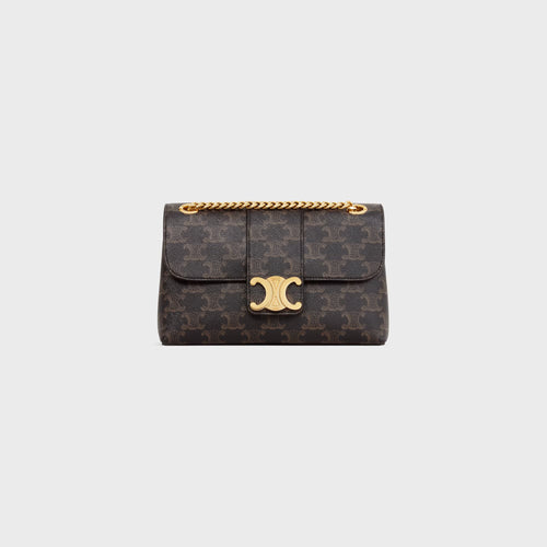 CELINE Teen Celine Victoire Bag In Triomphe Canvas | 賽琳 手袋 (啡色) - LondonKelly 英國名牌代購