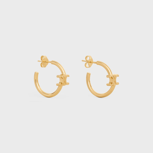 CELINE Triomphe Asymmetric Hoops | 賽琳 耳環 (多色) - LondonKelly 英國名牌代購