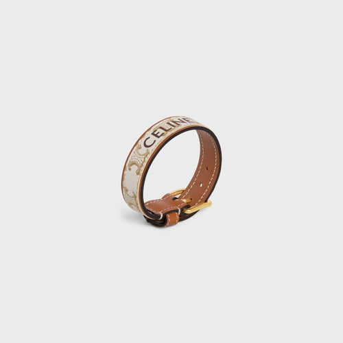 CELINE Triomphe Canvas Leather Bracelet | 賽琳 皮革手帶 (多色) - LondonKelly 英國名牌代購