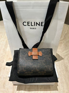 CELINE Triomphe Canvas Small Strap Wallet | 賽琳 銀包 (多色) - LondonKelly 英國名牌代購