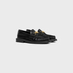 CELINE Universite Triomphe Chain Loaffer in Polished Bull | 賽琳 樂福鞋 (黑色) - LondonKelly 英國名牌代購
