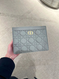 CHRISTIAN DIOR Caro Zipped Pouch with Chain | 迪奧 鏈帶小手袋 (多色) - LondonKelly 英國名牌代購