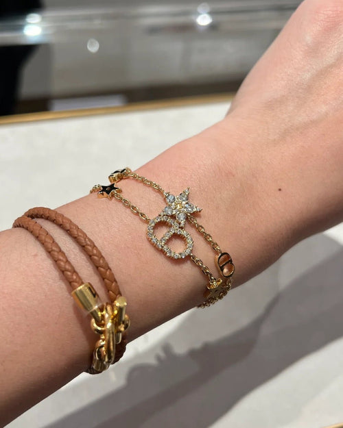 CHRISTIAN DIOR Clair D Lune Bracelet Set | 迪奧 金鏈套裝 (金色) - LondonKelly 英國名牌代購