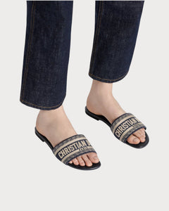 CHRISTIAN DIOR Classic Dway Slide Leather(2 Colors) - LONDONKELLY 英国名牌代购