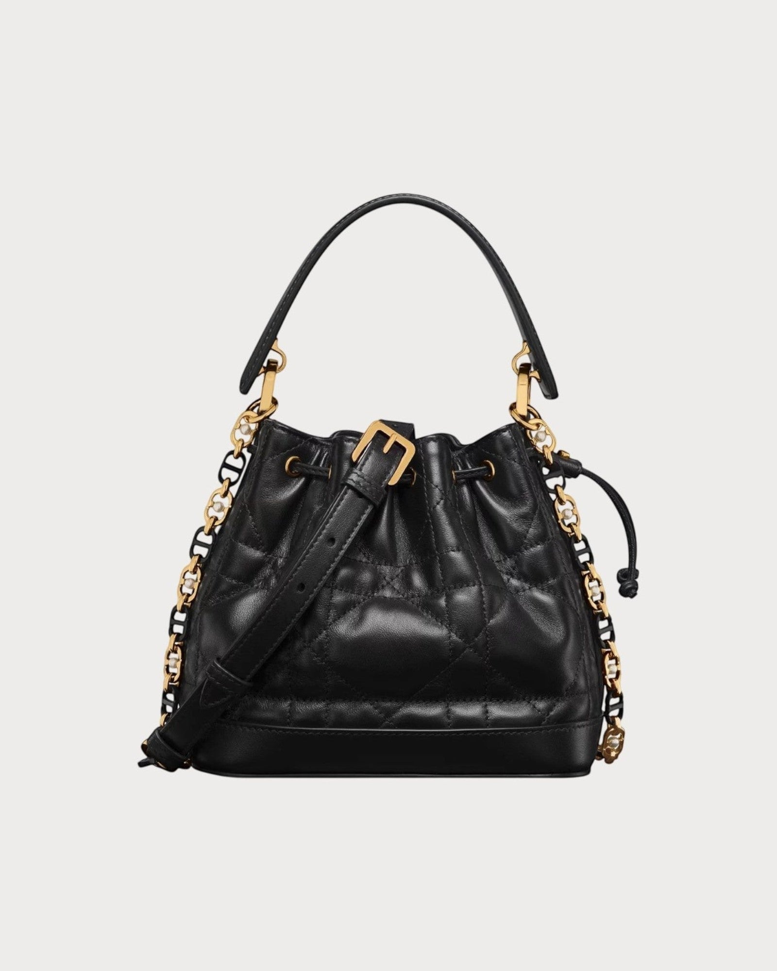 CHRISTIAN DIOR Dior Jolie Bucket Bag Calfskin(Small/2 Colors