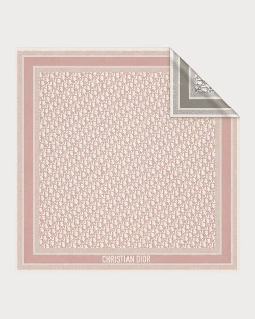 CHRISTIAN DIOR Dior Oblique Diortwin 90 Square Scarf | 迪奧 雙面絲巾 (多色) - LONDONKELLY 英國名牌代購