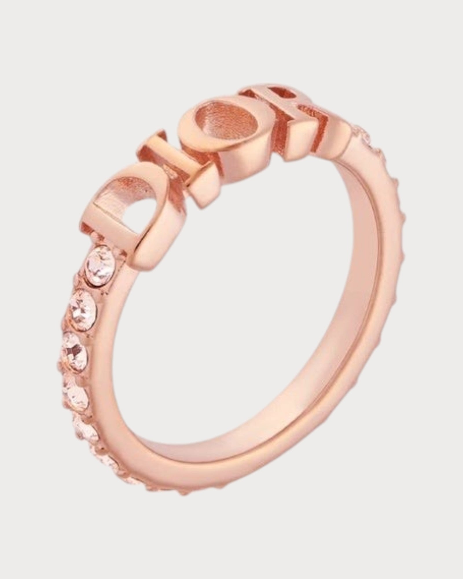CHRISTIAN DIOR Dio(r)evolution Ring Gold-Finish Metal and White