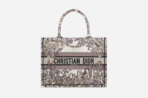 CHRISTIAN DIOR Medium Dior Book Tote Dior 4 Saisons Hiver Soleil Embroidery | 迪奧 手提袋 (中碼/粉紅色) - LondonKelly 英國名牌代購