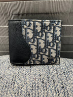 CHRISTIAN DIOR Men's Saddle Wallet | 迪奧 男仕銀包 (黑色/藍色老花) - LondonKelly 英國名牌代購