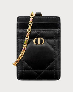 CHRISTIAN DIOR Miss Caro ID Holder with Chain | 迪奧 卡套連鏈帶 (多色) - LONDONKELLY 英國名牌代購