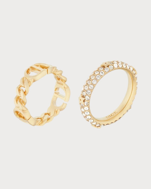 CHRISTIAN DIOR Petit CD Ring Set | 迪奧 戒指一套 (金色) - LONDONKELLY 英國名牌代購