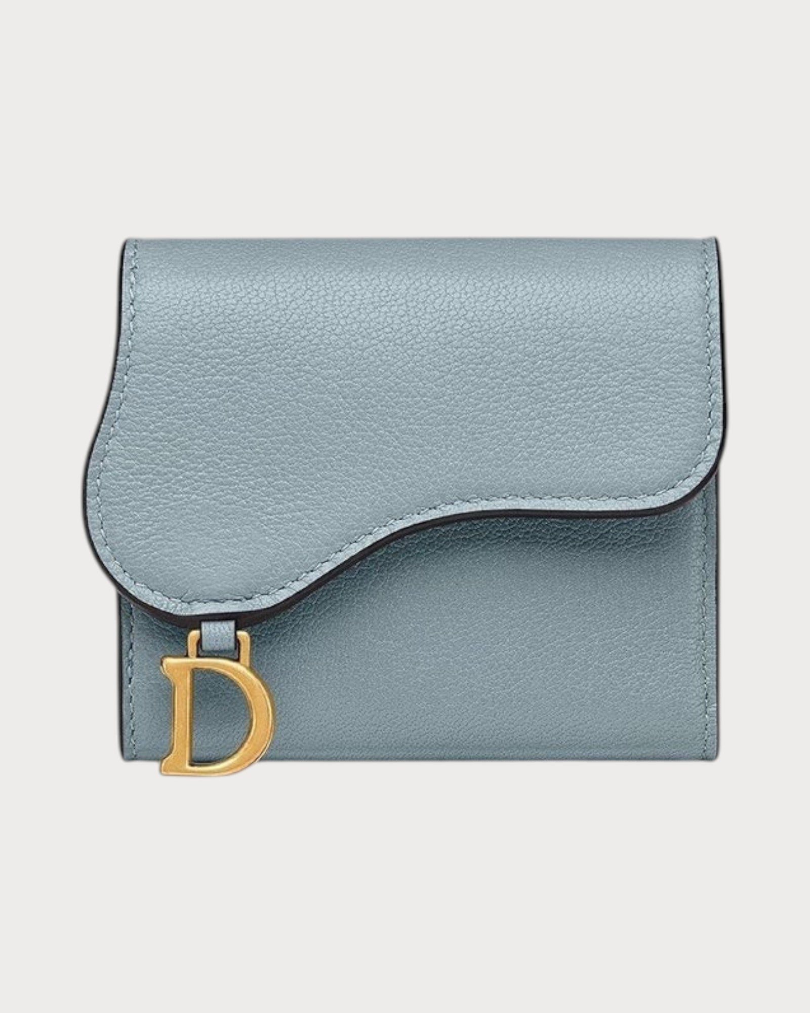 CHRISTIAN DIOR Saddle Lotus Wallet Goatskin(3 Colors