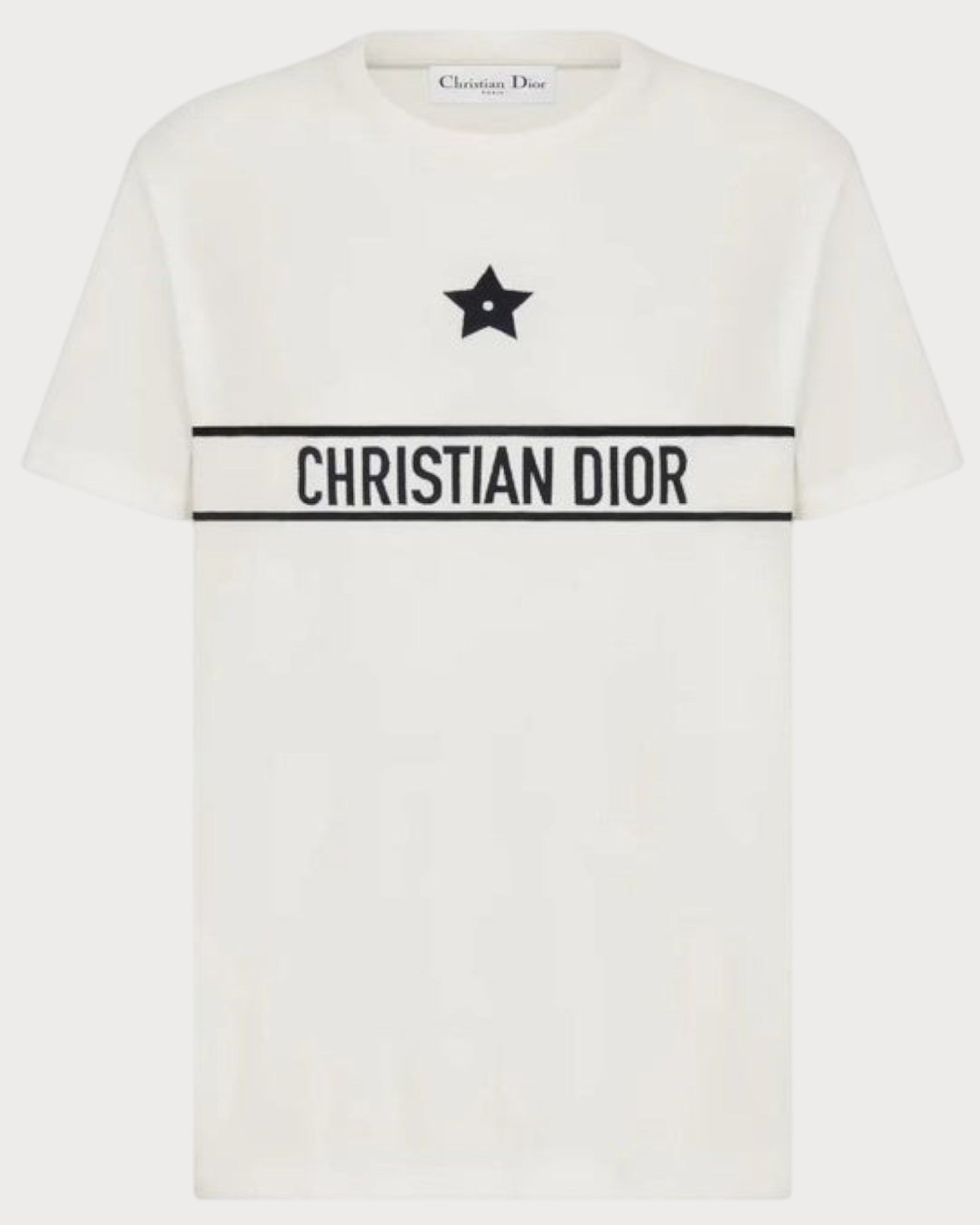CHRISTIAN DIOR Women's Classic T-Shirt Cotton(White) | LONDONKELLY