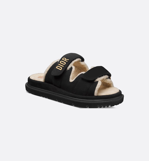 CHRISTIAN DIOR Women's Dioract Slide | 迪奧 涼鞋 (黑色) - LondonKelly 英國名牌代購