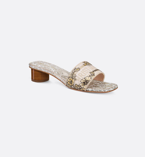 CHRISTIAN DIOR Women's Dway Heeled Slide | 迪奧 高跟涼鞋 (白色) - LondonKelly 英國名牌代購