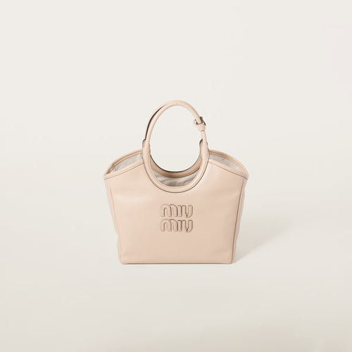 MIU MIU Small Ivy Leather Bag | 繆繆 手提袋 (小碼/多色) Travertine Stone