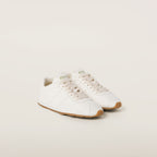 MIU MIU Plume Nappa Leather Sneakers | Miu Miu sneakers (white)