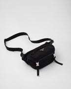 PRADA Men's Re-Nylon and Saffiano Shoulder Bag Black | 普拉達 男仕手袋 (黑色)