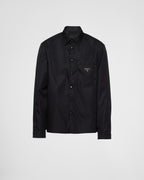 PRADA Men's Re-Nylon Shirt Black | 普拉達 男仕恤衫 (黑色)