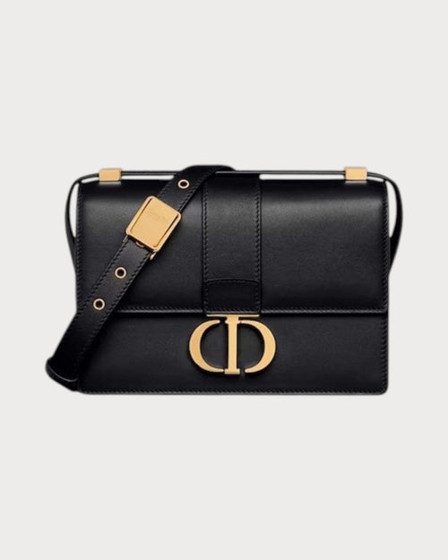 CHRISTIAN DIOR Small 30 Montaigne Bag | 迪奥 30蒙田手袋 (Black)