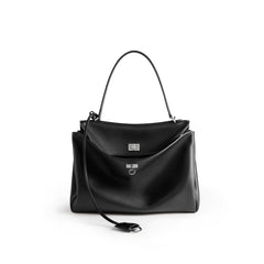 BALENCIAGA Women's Rodeo Medium Handbag | 巴黎世家 手袋 (黑色) Silver